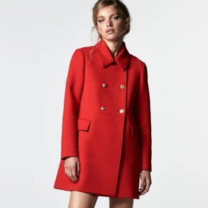 ZARA Buttoned Tailored Coat SIZE M NWT